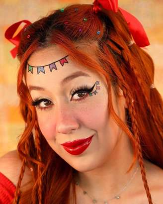 Maquiagem de festa junina seguem tendências de beleza