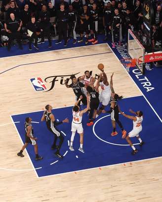 Jogo entre Knicks e Spurs 