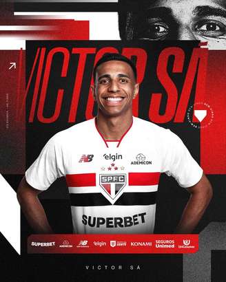 São Paulo anunciou a contratação do atacante Victor Sá nesta quarta-feira.