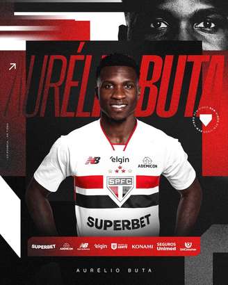 Aurélio Buta foi anunciado nesta segunda-feira pelo São Paulo