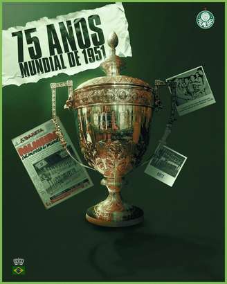 Palmeiras comemora 75 anos do título da Copa Rio de 1951.
