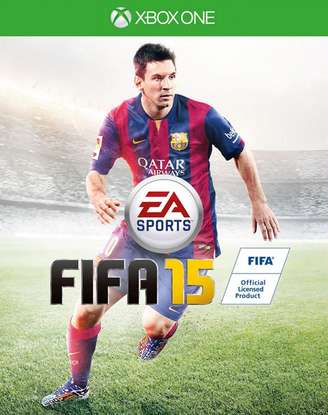 <p>Messi é a estrela da capa de 'Fifa 15'</p>