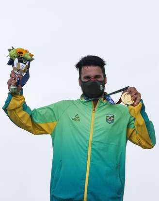 Italo Ferreira em Tóquio. 