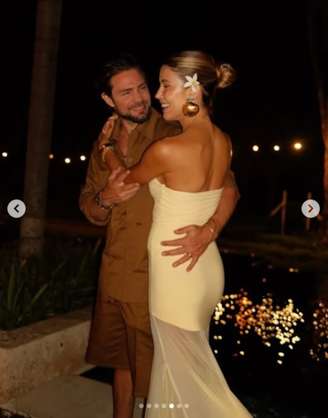 Daniel Vorcaro e Martha Graeff publicaram em redes sociais posts em diferentes partes do mundo