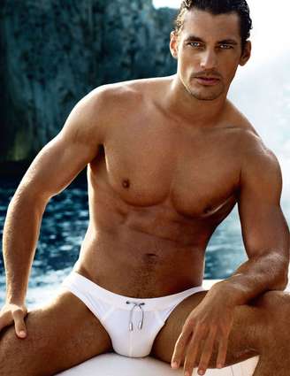 <p>David Gandy em anúnico da Dolce & Gabbana</p>