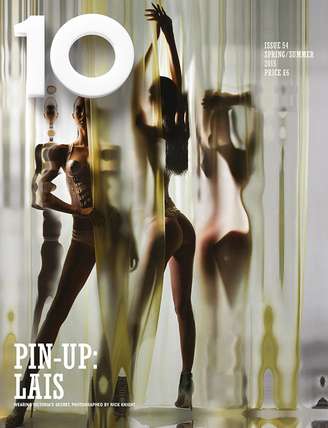 <p>Laís foi fotograda para a capa da revista 10 Mag</p>