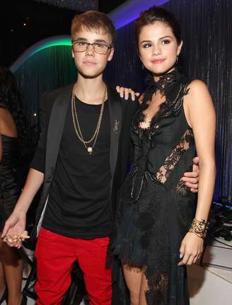 Justin Bieber e Selena Gomez, em agosto de 2011