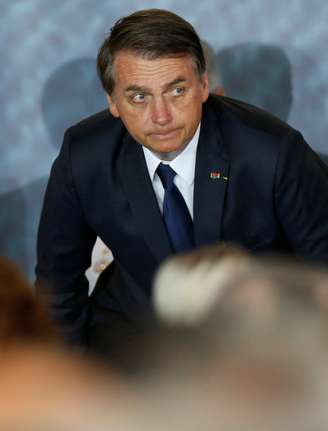 Bolsonaro, em cerimônia da Marinha em Brasília  9/1/2019 REUTERS/Adriano Machado