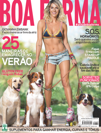 Giovanna Ewbank estrela capa da revista BOA FORMA