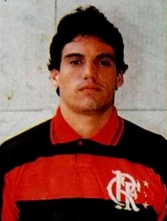 Gélson Baresi com a camisa do Flamengo