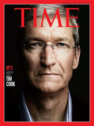 O CEO da Apple recebeu uma das capas alternativas da revista que elegeu as pessoas mais relevantes do ano