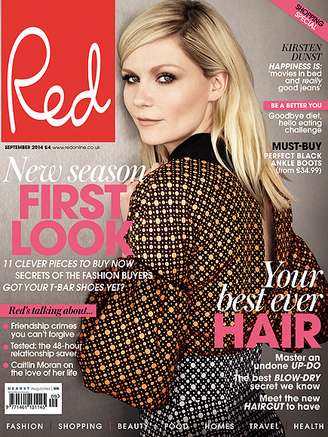 Kirsten Dunst é capa da revista Red