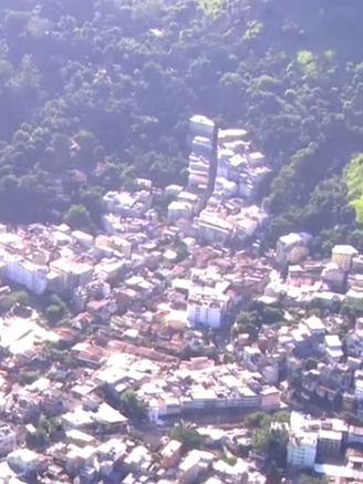 Área de atuação de milícia no Rio de Janeiro