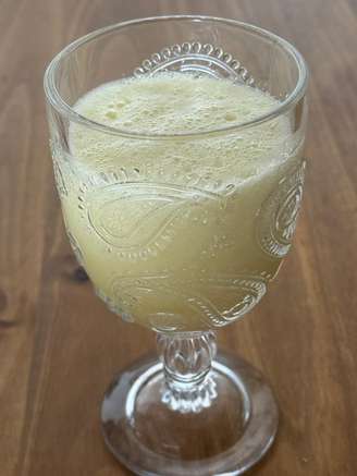 Suco de batata doce com gengibre