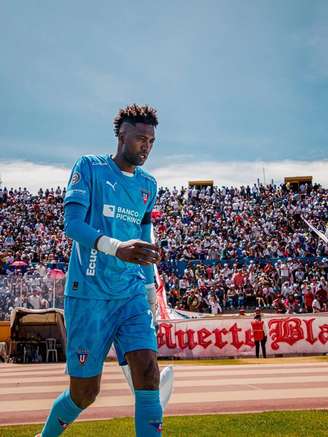 Domínguez esteve no último duelo entre Palmeiras e LDU pela Libertadores