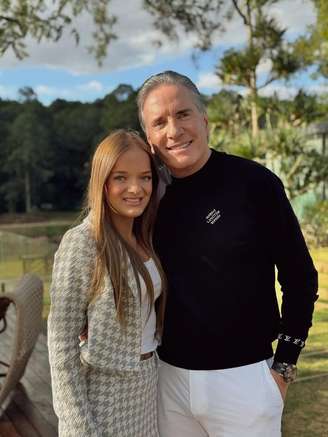 Rafa Justus com o pai Roberto Justus