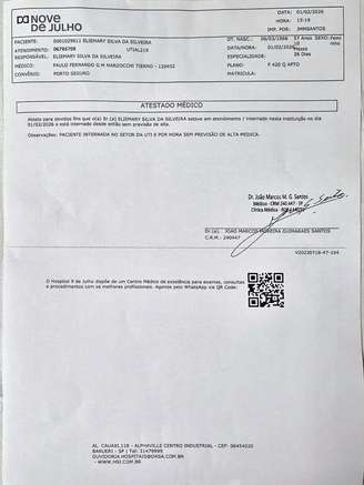 Mara Maravilha compartilhou o boletim médico que confirma sua internação na UTI