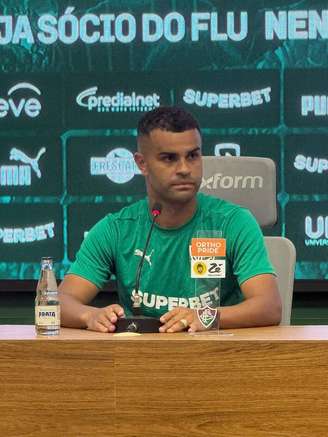 Alisson foi apresentado como reforço do Fluminense.