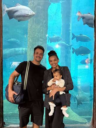 Lucy Ramos é mãe de Kyara, sua primogênita fruto do relacionamento com o ator Thiago Luciano