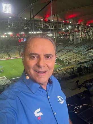 Luís Roberto, narrador da TV Globo