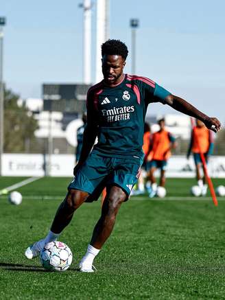 Vinicius Jr. tem apenas um gol em 10 jogos pelo Real Madrid na temporada.