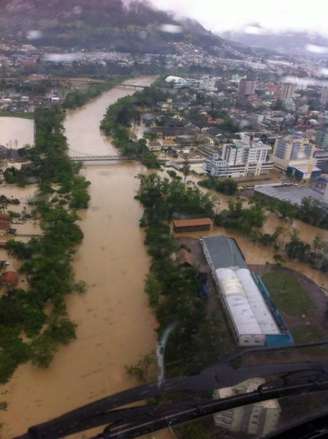 <p>Rio do Sul é um dos municípios mais afetados pela enchente em Santa Catarina</p>