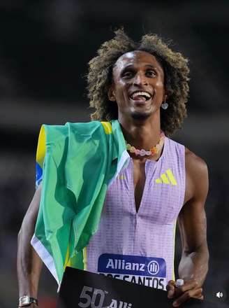 Alison dos Santos chega ao tri da Diamond League (Diamond League)