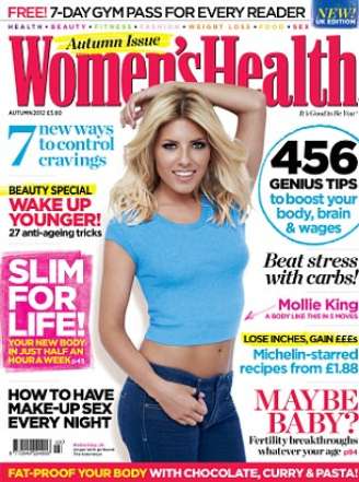 Mollie King é capa da revista Women's Health do Reino Unido