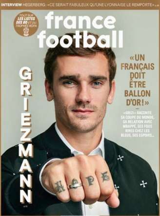 Francês é capa da revista que entrega a premiação (Foto: Divulgação)
