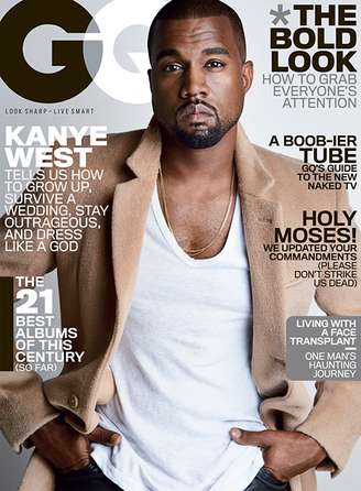 Kanye West estampa capa de revista 