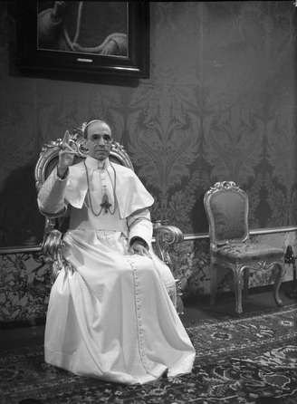 Papa Pio 12, em foto de arquivo do jornal do Vaticano L'Osservatore Romano.
