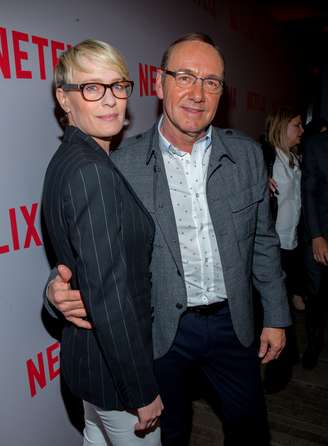 Robin Wright e Kevin Spacey