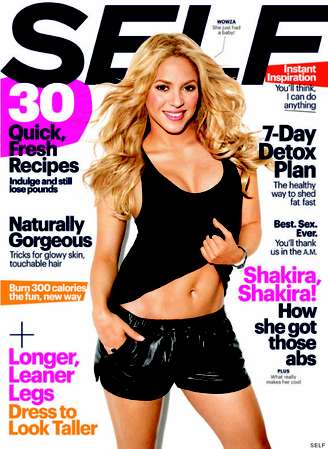 <p>Shakira disse que evitou ganhar muito peso durante a gestação, treinando quatro a cinco dias por semana</p>