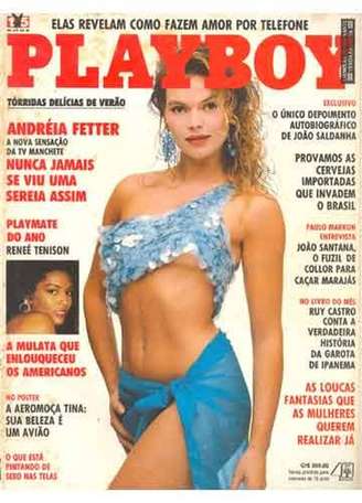 Andreia Fetter foi capa da revista