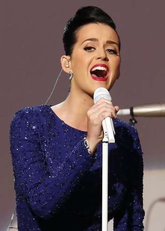 Cantora Katy Perry se apresenta na Casa Branca, Washington. 31/7/2014