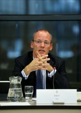 Klaas Knot, membro do conselho do BCE. REUTERS/Eva Plevier
