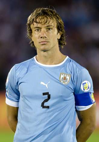 <p>Lugano é o capitão da seleção uruguaia</p>