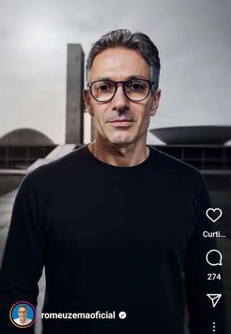Retrato do governador Romeu Zema feito com auxílio de inteligência artificial.