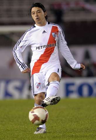 <p>Gallardo foi campeão da Libertadores com o River em 1996</p>