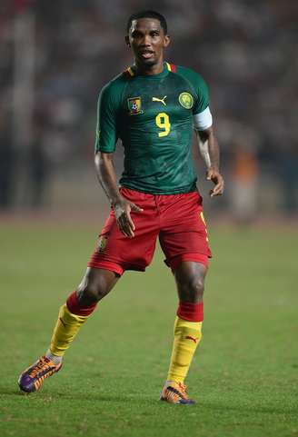 <p>Eto'o defendeu Camarões na Copa do Mundo, mas atuou em poucas partidas</p>