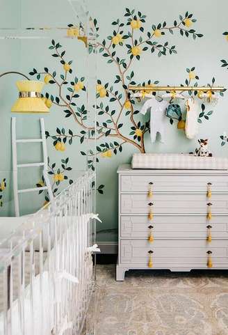 1. O papel de parede é uma forma rápida e barata de transformar a decoração do seu ambiente – Foto: Ideias Decor