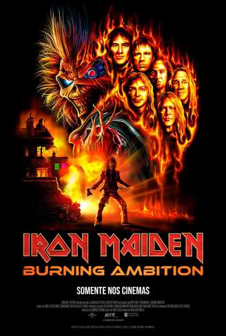 O documentário 'Iron Maiden: Burning Ambition' chega aos cinemas brasileiros no dia 7 de maio