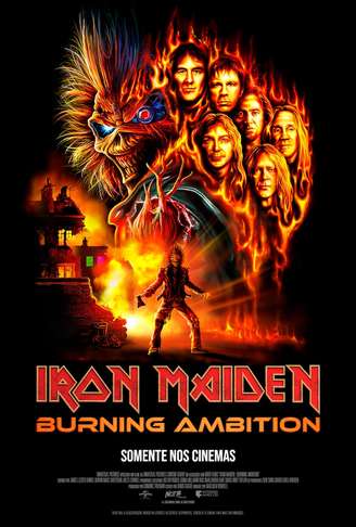 O documentário 'Iron Maiden: Burning Ambition' chega aos cinemas brasileiros no dia 7 de maio
