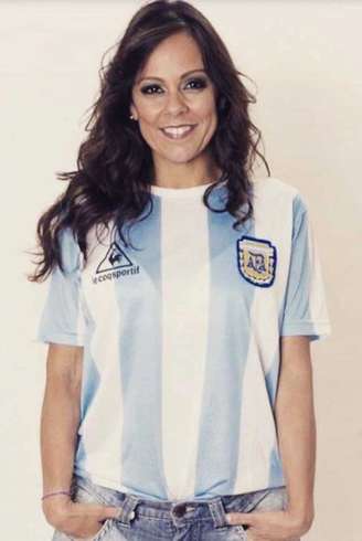 Fabíola Andrade vai torcer para a Argentina contra o Brasil (Foto: Reprodução/Redes sociais)