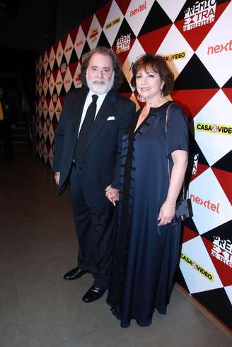 Tony Ramos com sua mulher, Lidiane