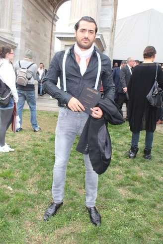 O homem de Milão já é naturalmente fashion e fazem um desfile a parte