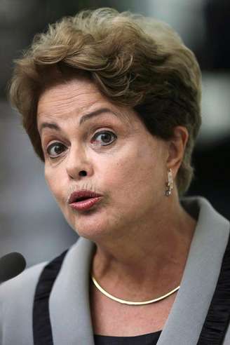 Presidente Dilma Rousseff no Palácio do Planalto. 16/3/2015