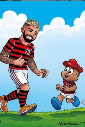 Gabigol é um dos destaques da equipe carioca nesta temporada e febre entre a garotada (Alexandre Vidal/ Flamengo)
