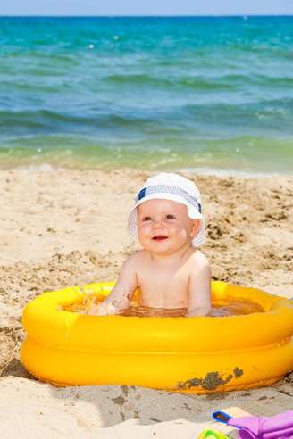 1. Piscina inflável infantil para bebê – Via: Pinterest 