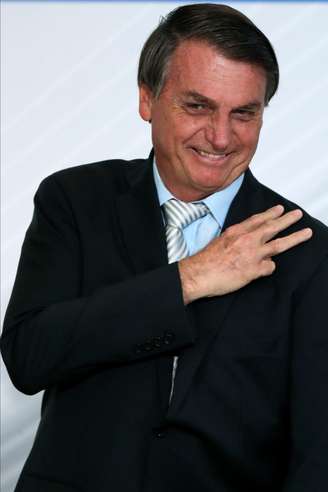 Presidente Jair Bolsonaro durante cerimônia no Palácio do Planalto
09/12/2020 REUTERS/Ueslei Marcelino